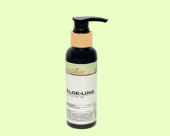 Aloe-ling Gel by Earthling – 100% pure aloe vera gel for skin and hair, soothing, hydrating, and nourishing with vitamins A, C, E, and beta carotene."
