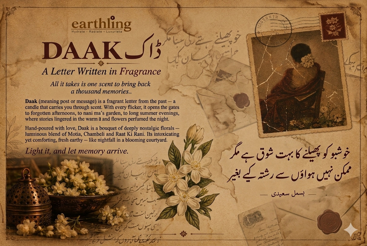 Earthling Motia Candle Card