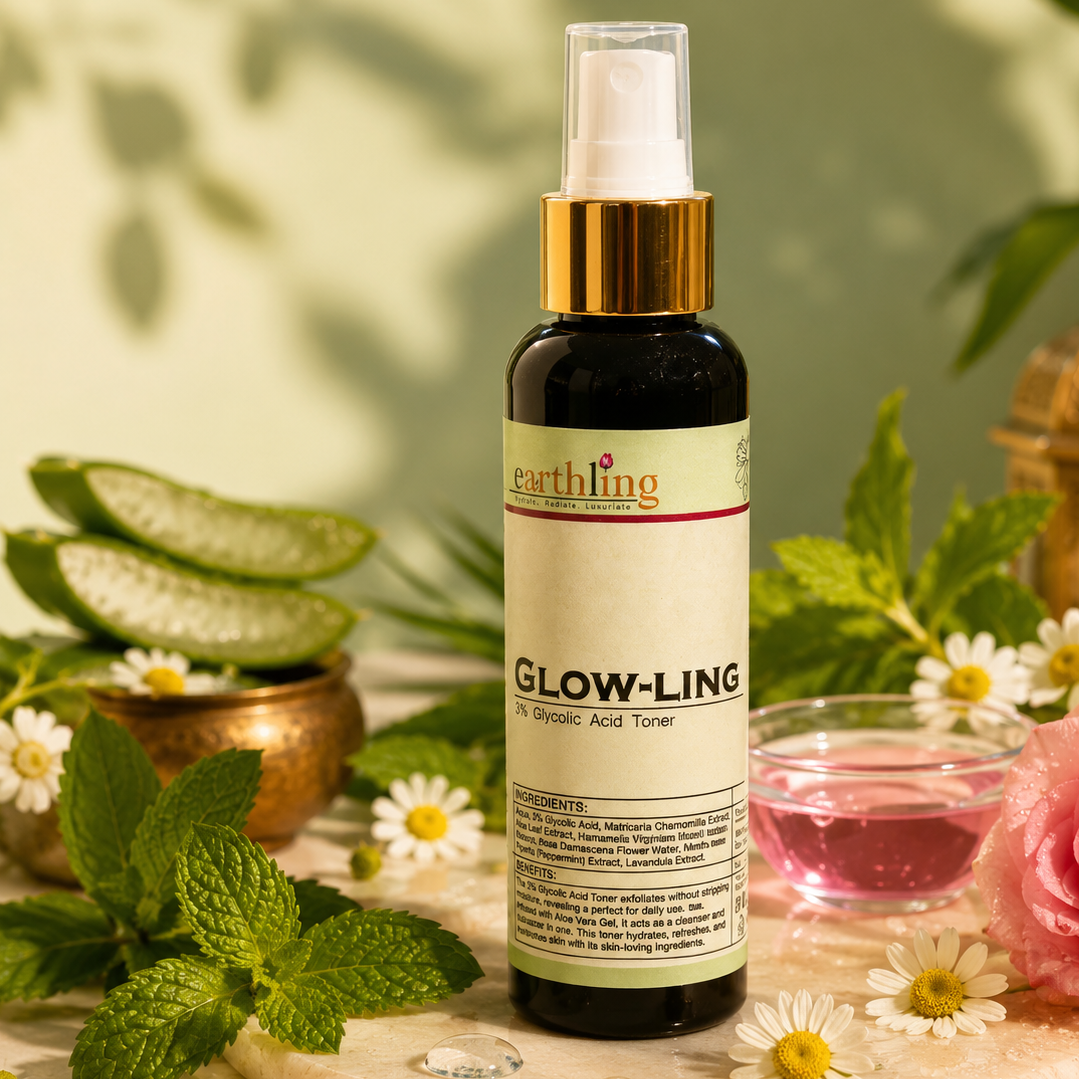 3% GLycolic Acid daily toner - Earthling Skin Care
