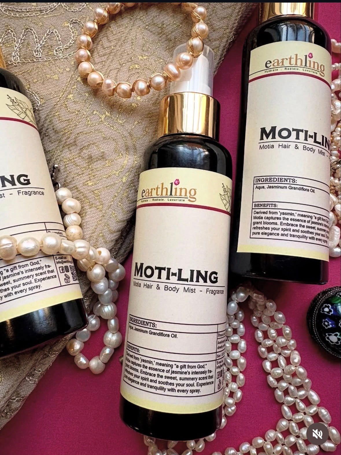 Motia Jasmine Hair & Body Mist