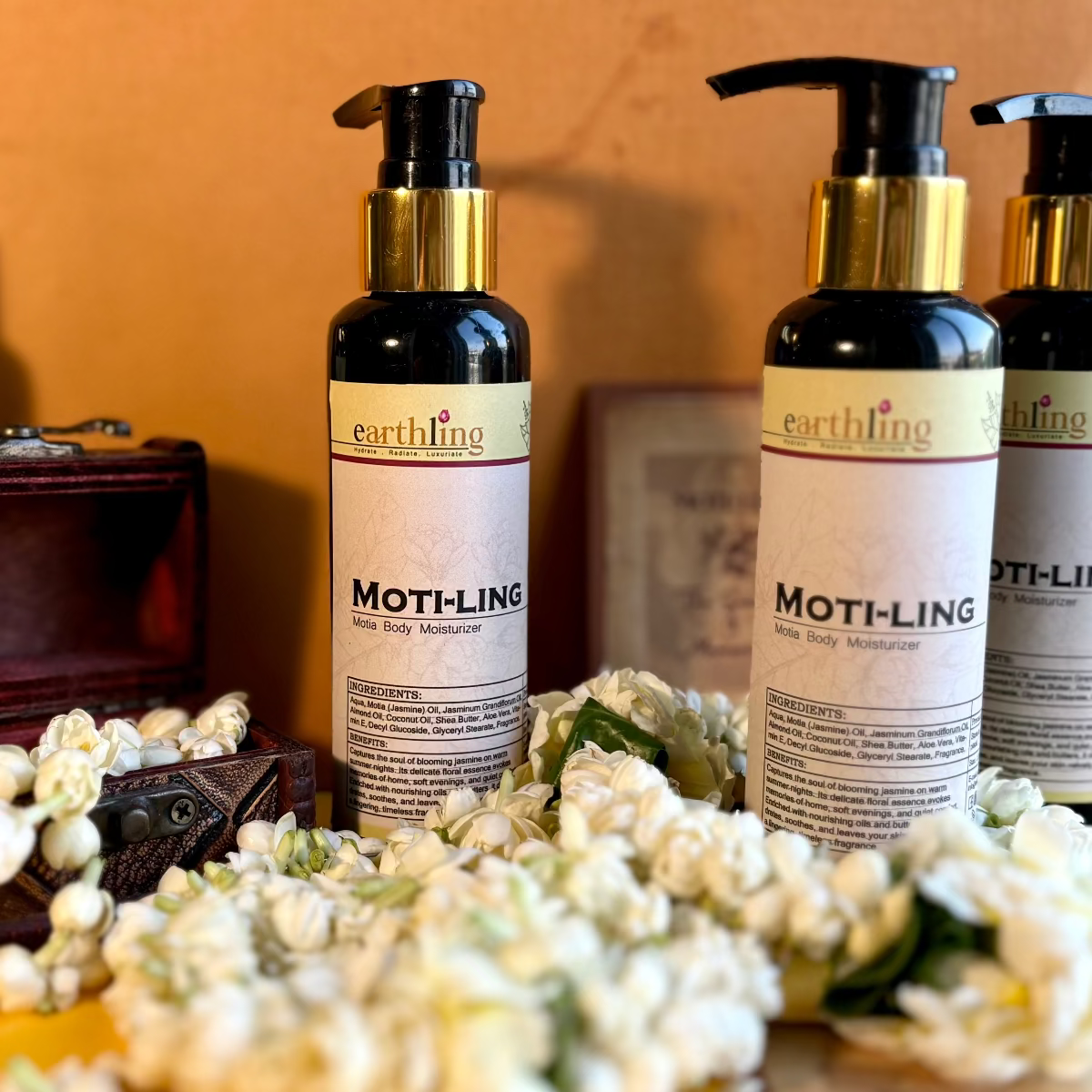 Earthling Motia (Jasmine) Body Moisturiser for soft skin