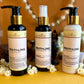 Earthling Motia Ritual Bundle with Motia Body Moisturiser, Motia Hair & Body Mist and Motia Body Wash.