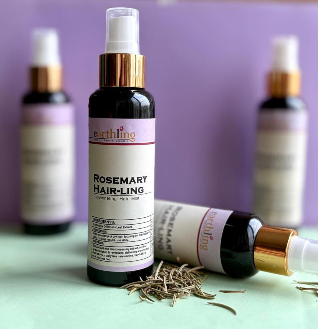 Earthling Rosemary Hair Mist 100% Organic rosemary Extract