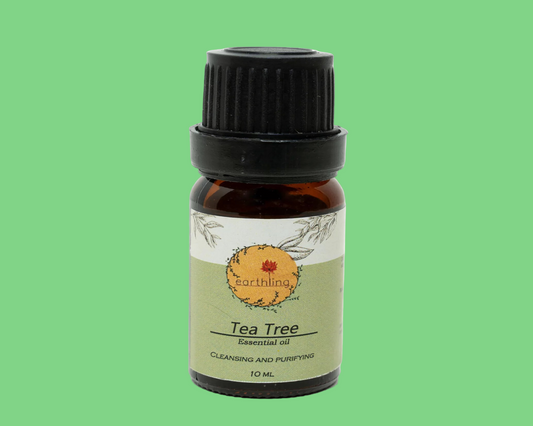 Earthling Tea Tree Essential Oil – 100% pure natural oil for acne, clear skin, and healthy hair in Pakistan